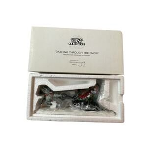 Dept 56 Heritage Village Dickens Village Dashing Through the Snow #58203 W
/Box